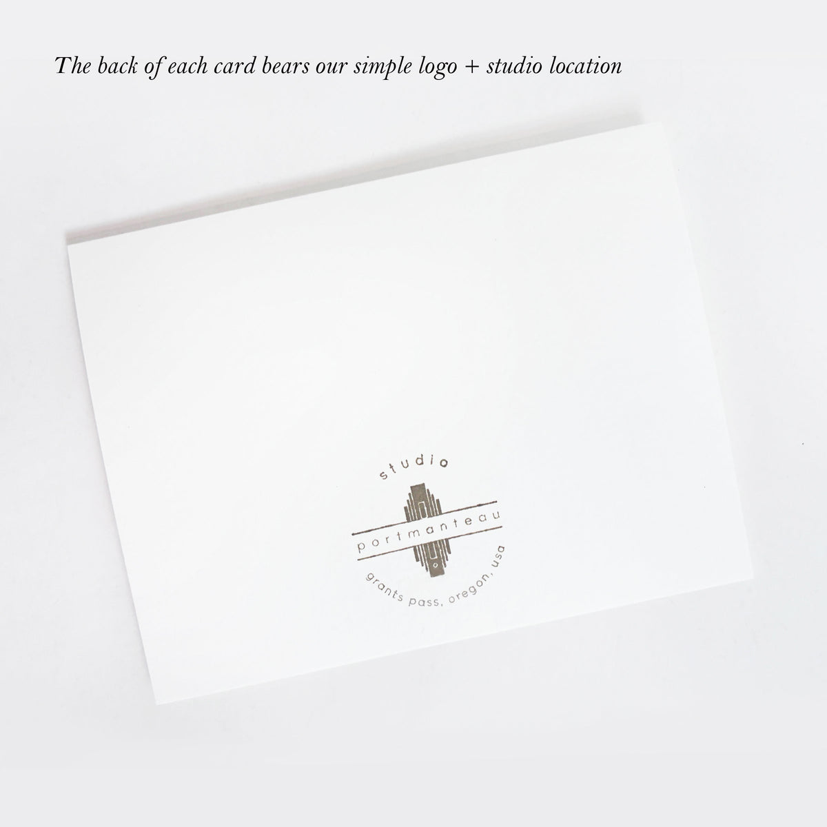 Merry Christmas Letterpress Greeting Card | Holiday Note by Studio Portmanteau – view 6