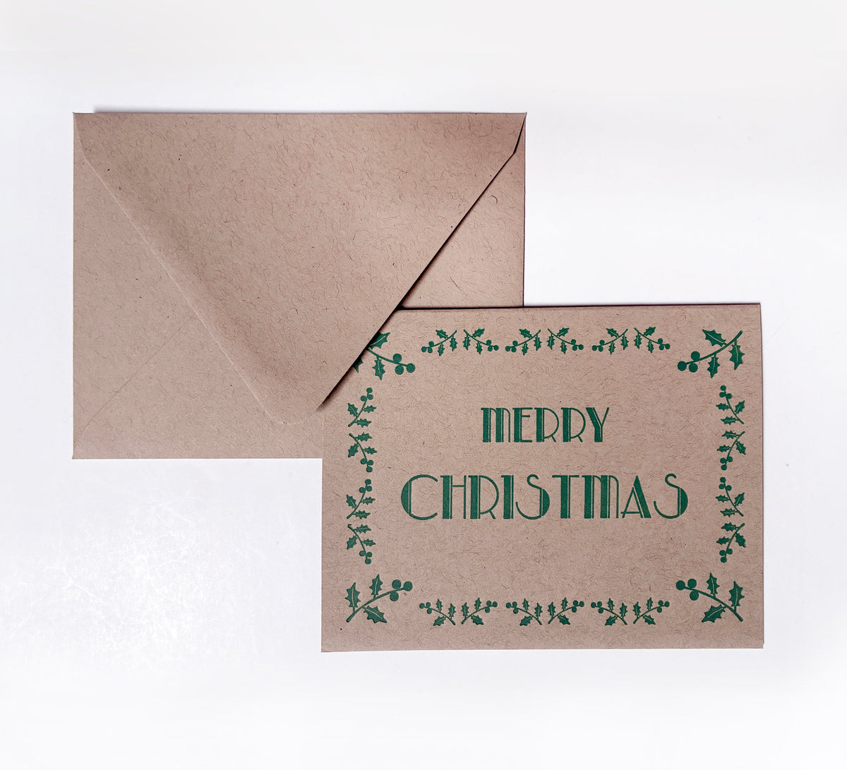 Merry Christmas Letterpress Greeting Card | Holiday Note by Studio Portmanteau – view 5