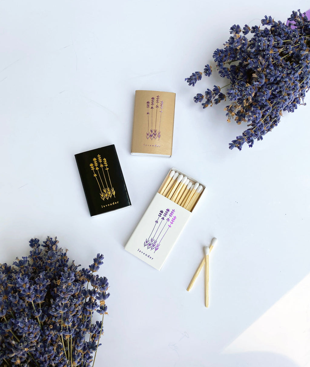 Lavender Foil Embossed Matchbox by Studio Portmanteau – view 6