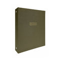Olive Green Linen Recipes Binder by Studio Portmanteau