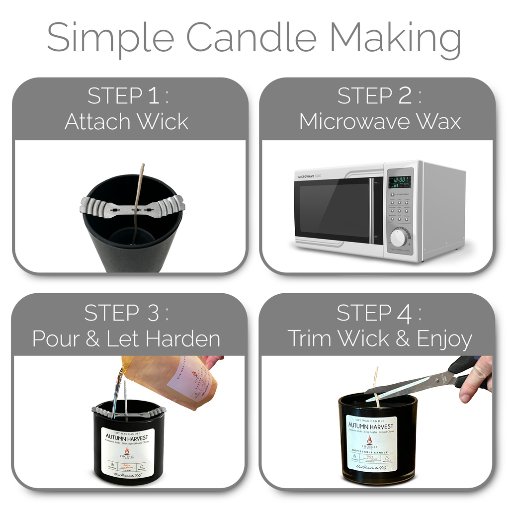 Pumpkin Spice - Candle-Making Kit + Jar by Phoenix Wick – view 5