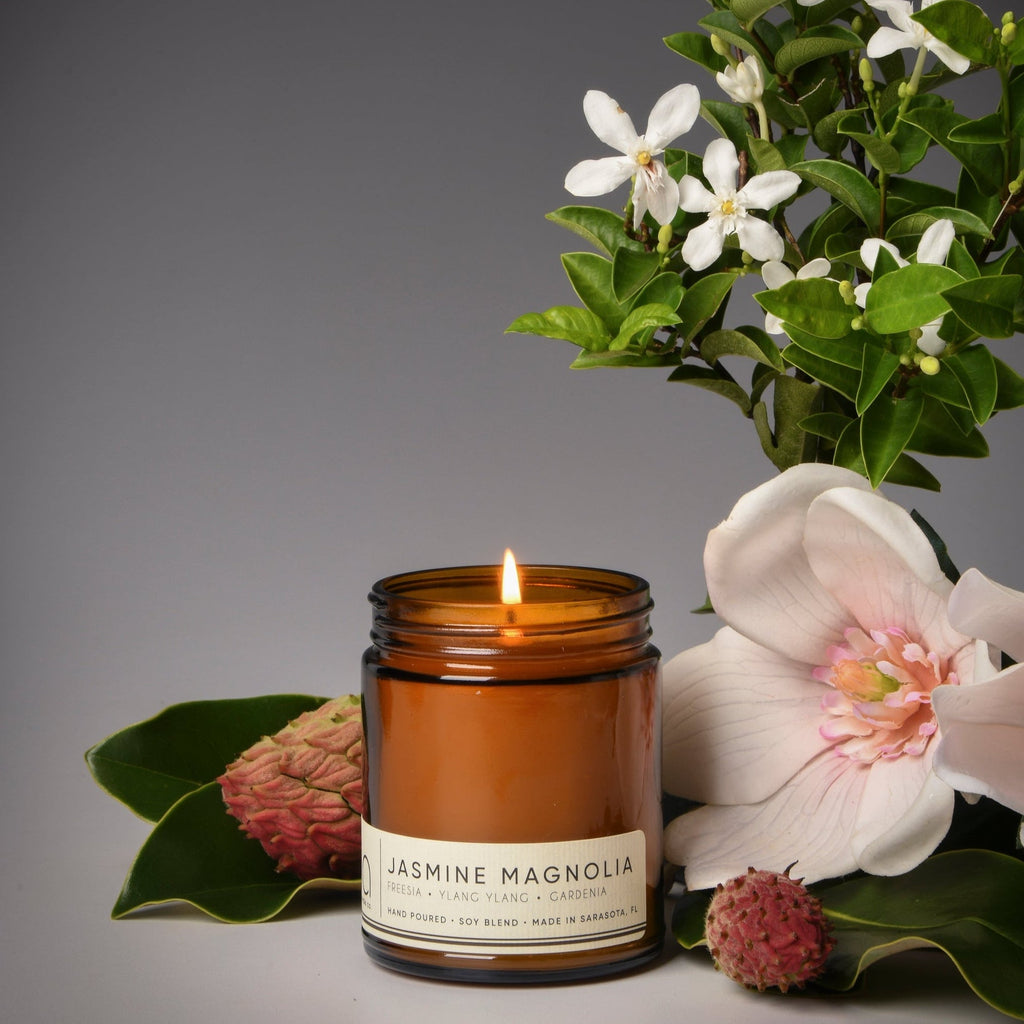 Jasmine Magnolia Soy Blend Candle — Gardenia, Ylang Ylang & Musk by Bia Candle Co – view 2