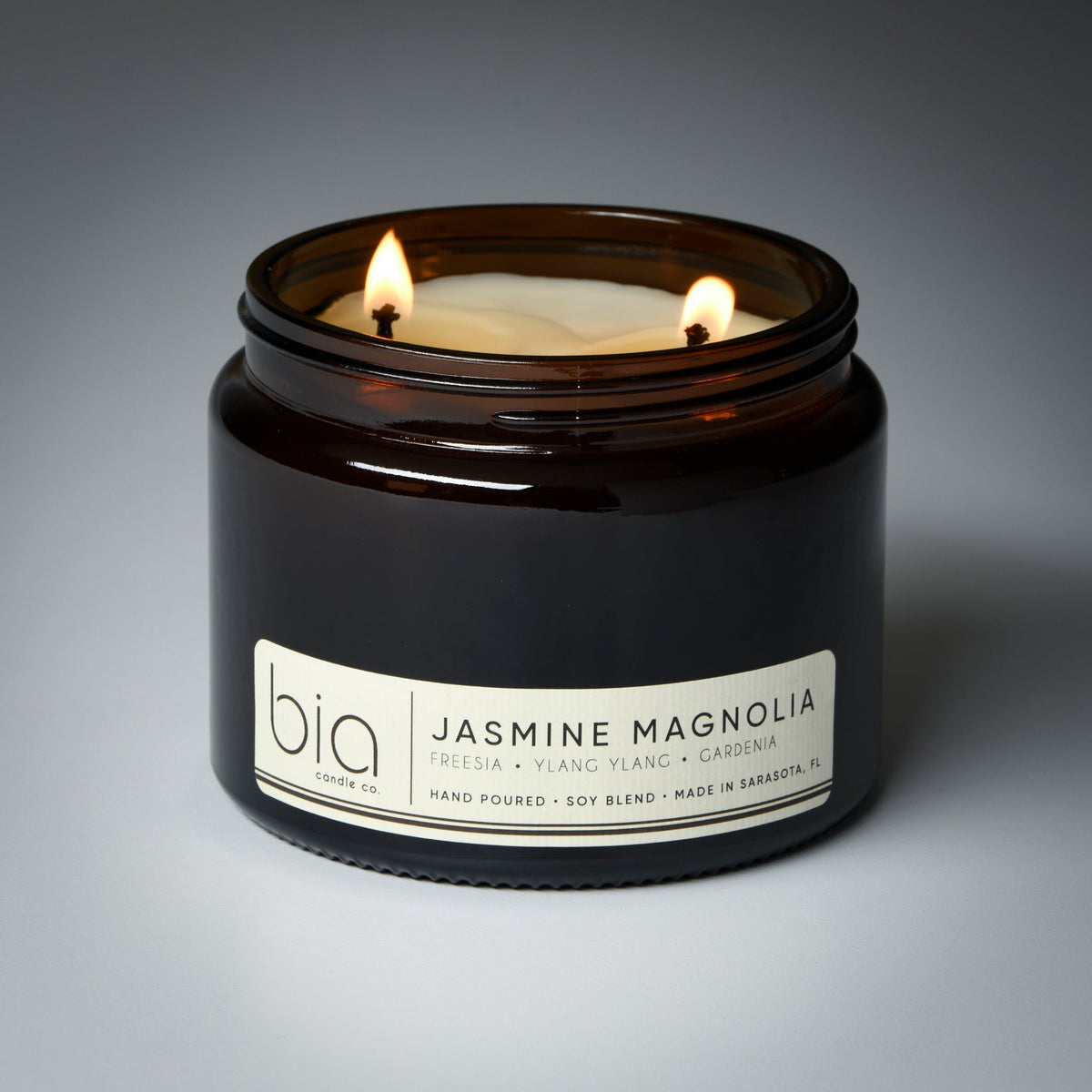 Jasmine Magnolia Soy Blend Candle — Gardenia, Ylang Ylang & Musk by Bia Candle Co – view 9