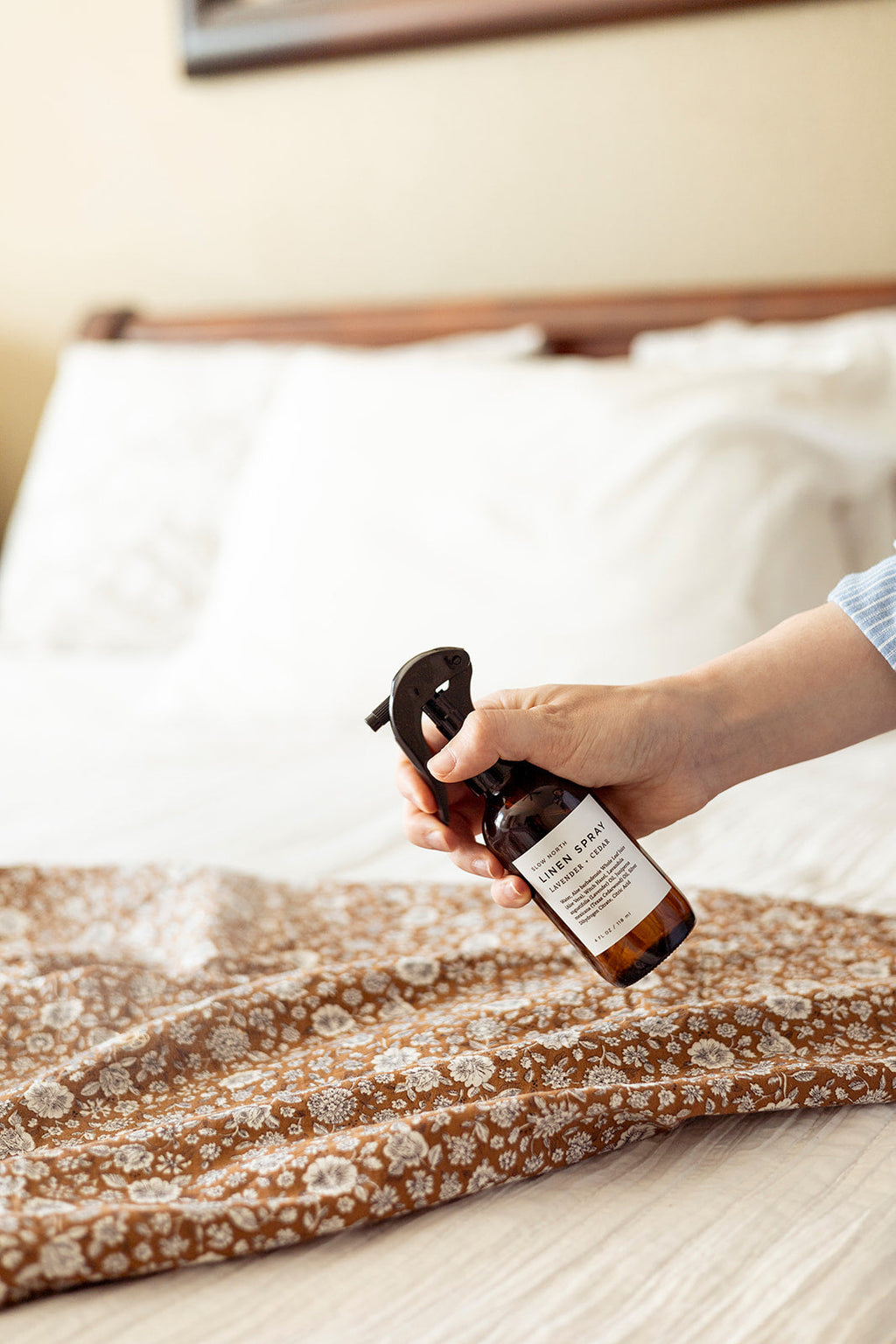 Linen Spray - Lavender + Cedar by Slow North – view 3