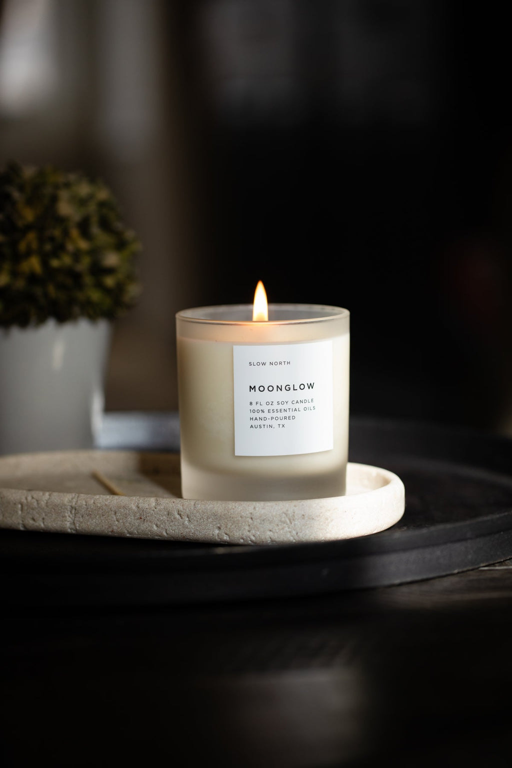 Moonglow - Signature Candle (Patchouli + Cinnamon + Black Pepper) by Slow North – view 9