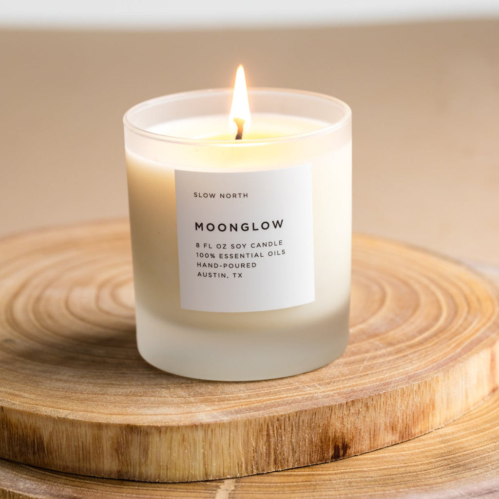 Moonglow - Signature Candle (Patchouli + Cinnamon + Black Pepper) by Slow North – view 2