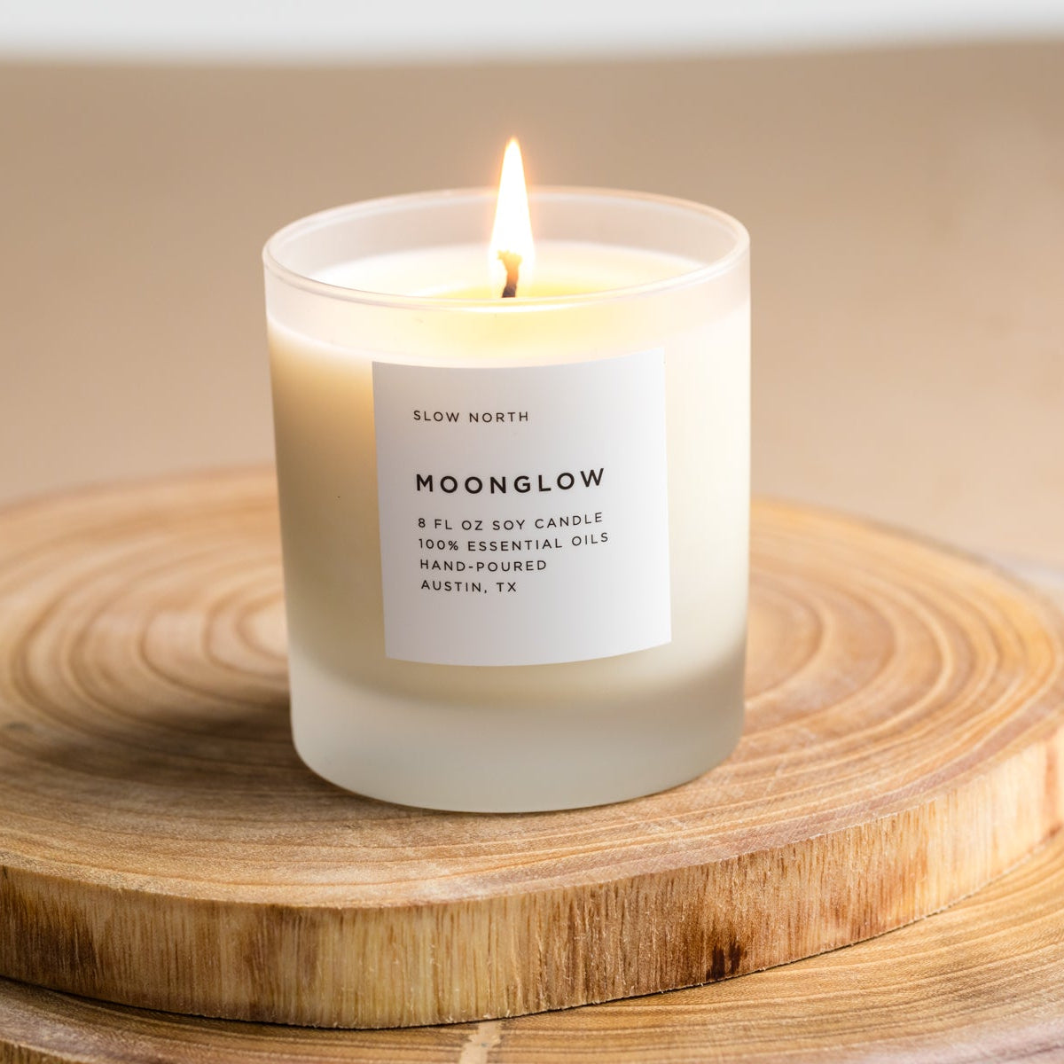 Moonglow - Signature Candle (Patchouli + Cinnamon + Black Pepper) by Slow North – view 2