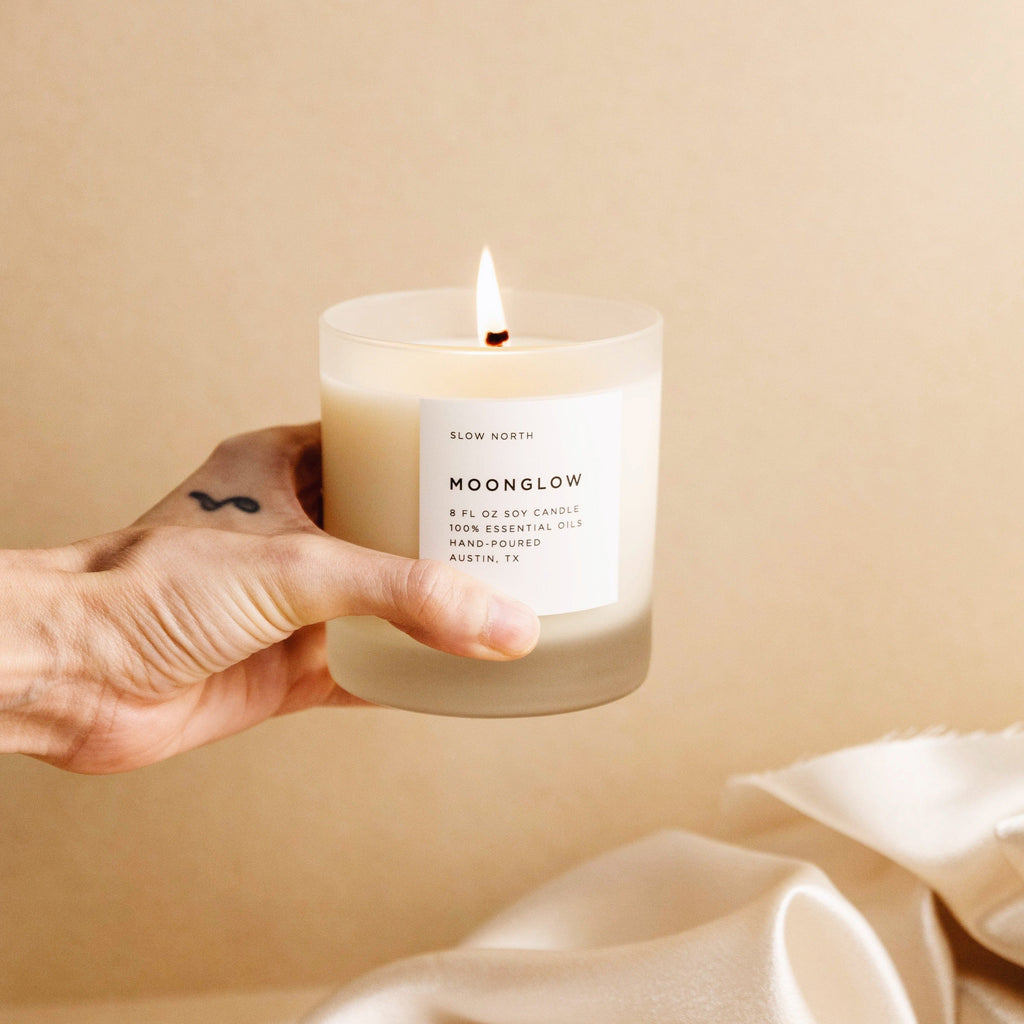 Moonglow - Signature Candle (Patchouli + Cinnamon + Black Pepper) by Slow North – view 6