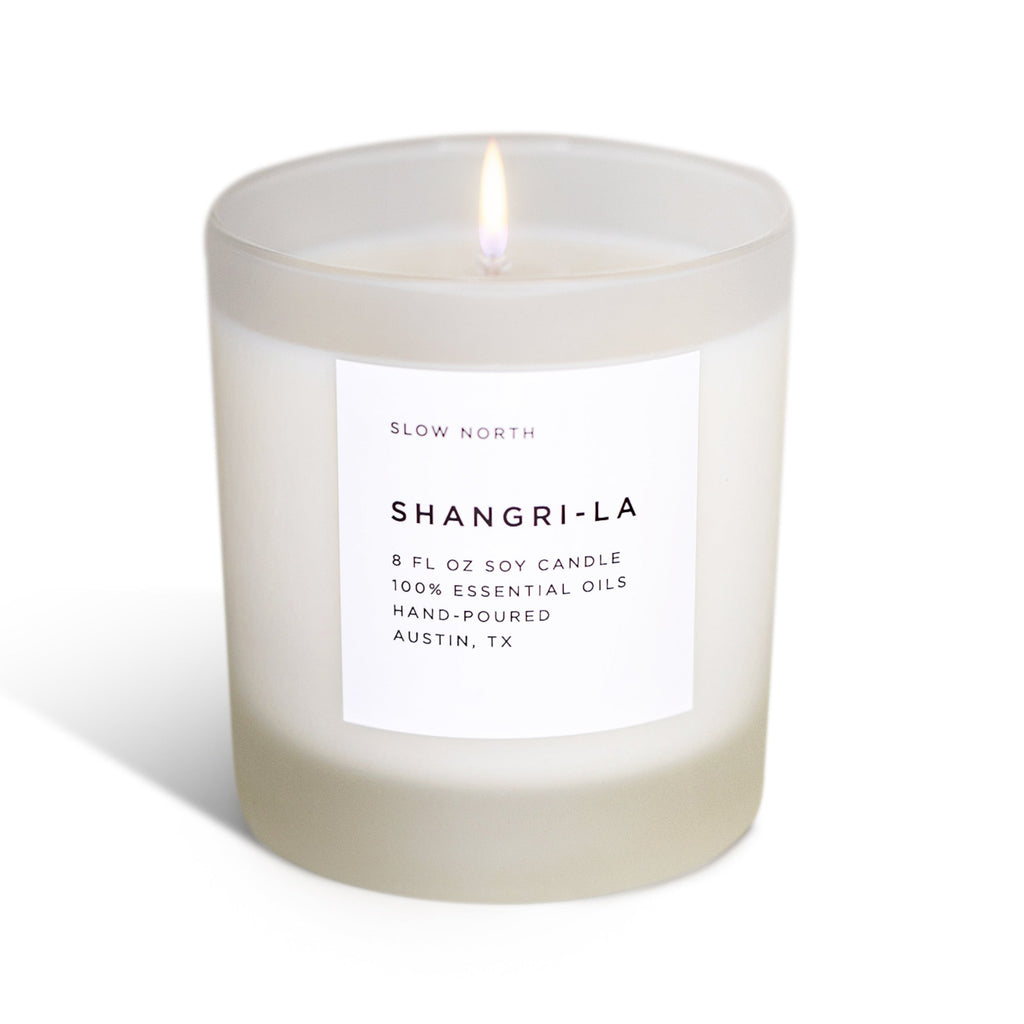 Shangri-La - Signature Candle (Eucalyptus + Lavender + Lemongrass) by Slow North