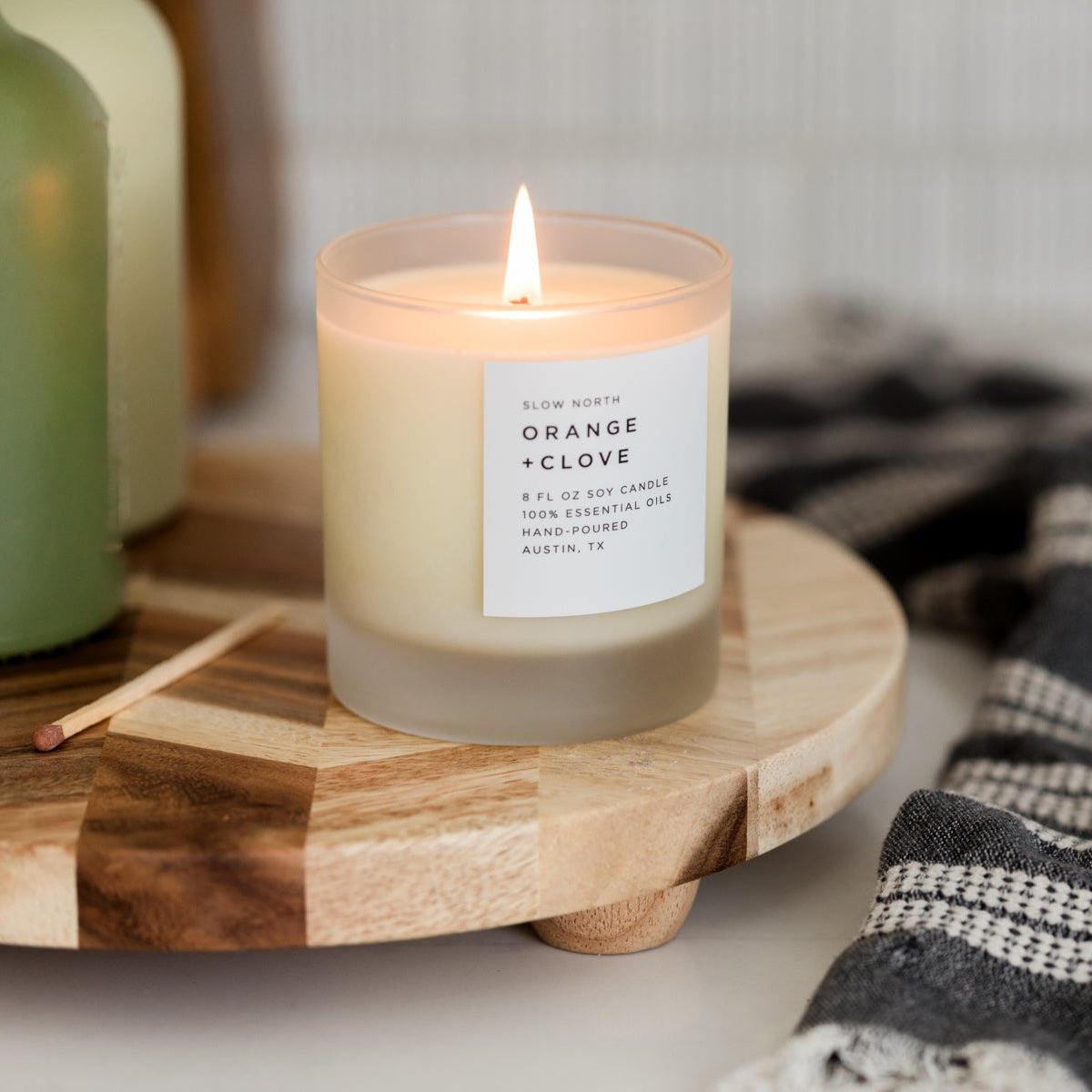 Orange + Clove - Signature Soy Candle by Slow North – view 2