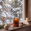 Holidays Soy Blend Candle — Cinnamon, Orange Peel, Pine & Vanilla by Bia Candle Co – view 2