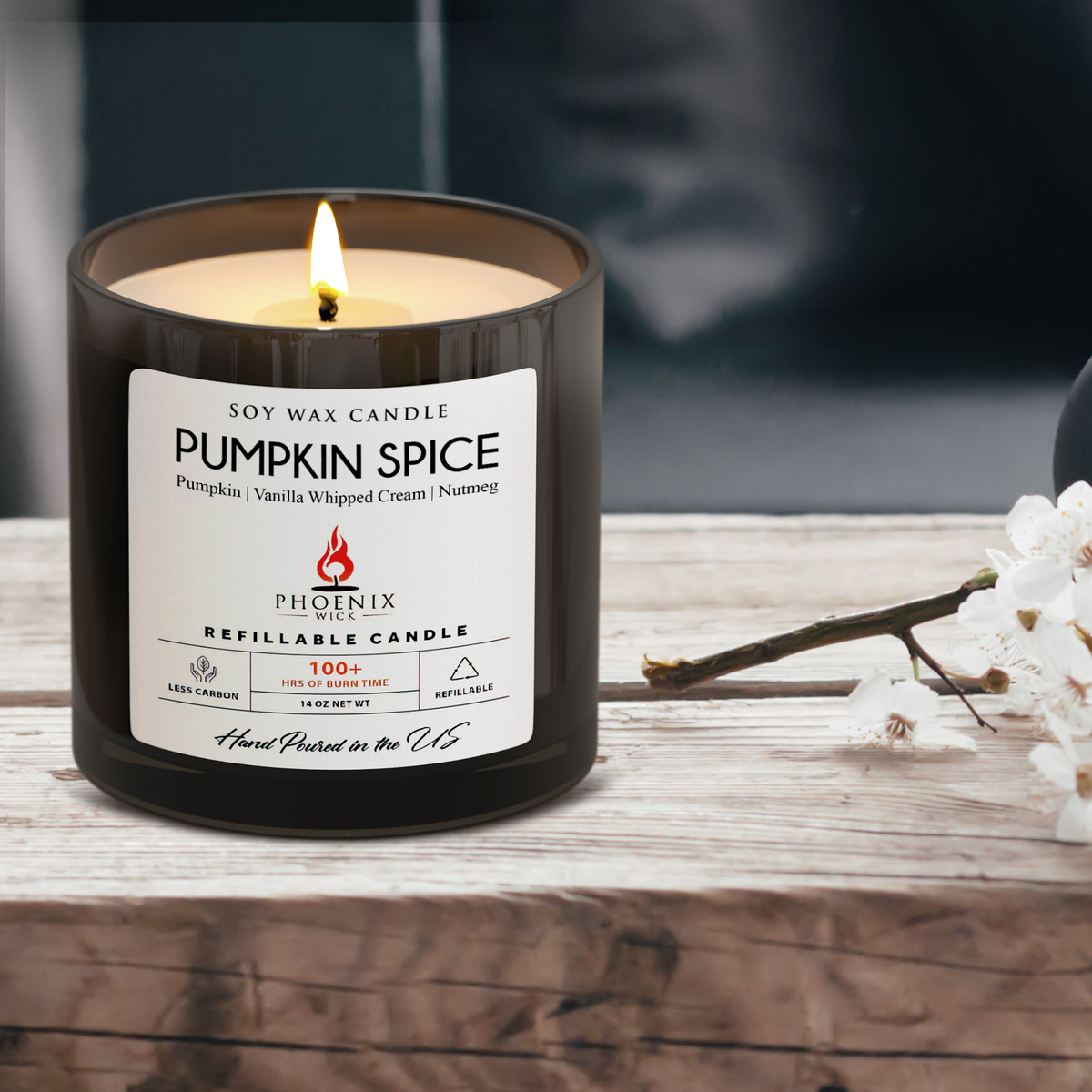 Pumpkin Spice - Candle-Making Kit + Jar by Phoenix Wick – view 4