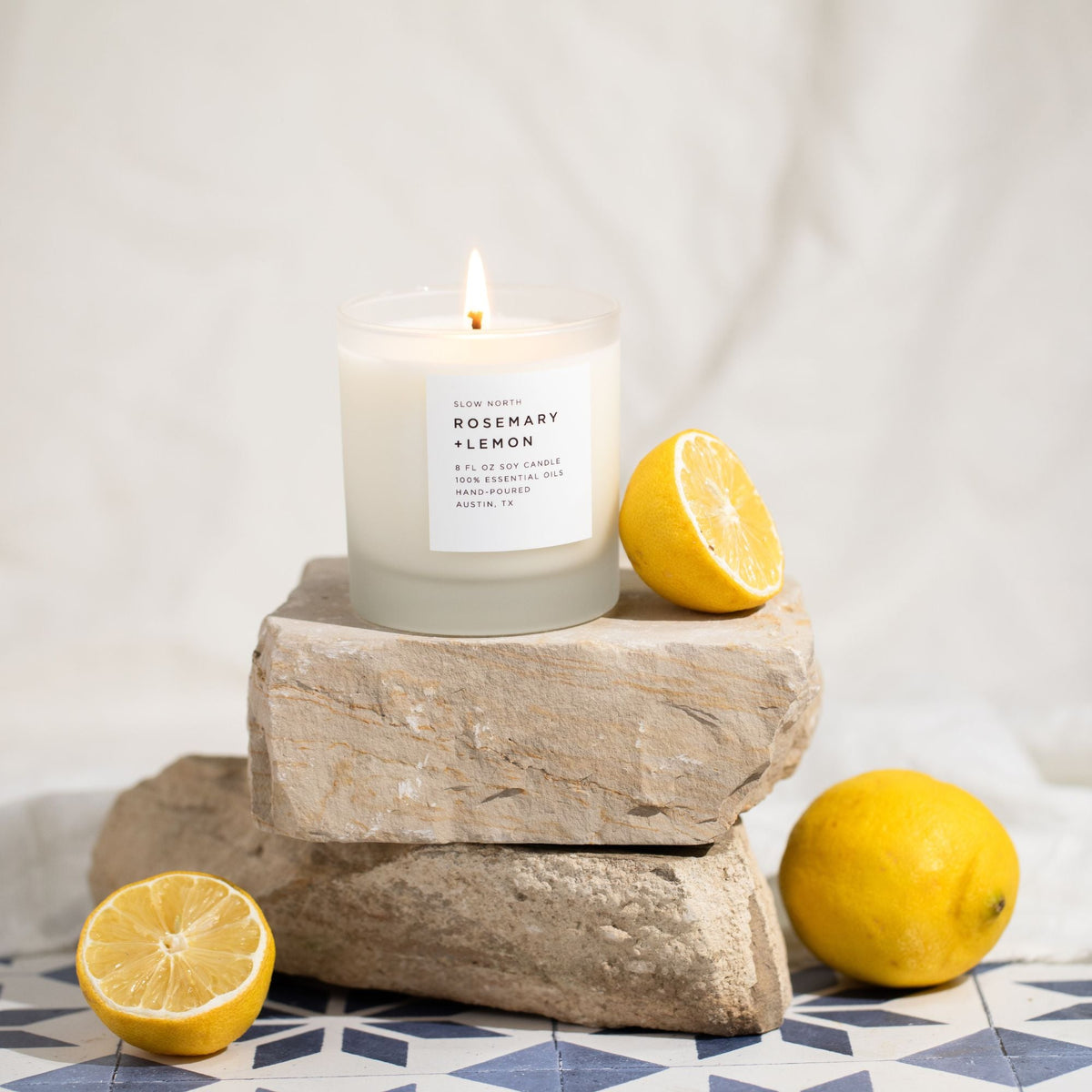 Rosemary + Lemon - Signature Candle by Slow North – view 2
