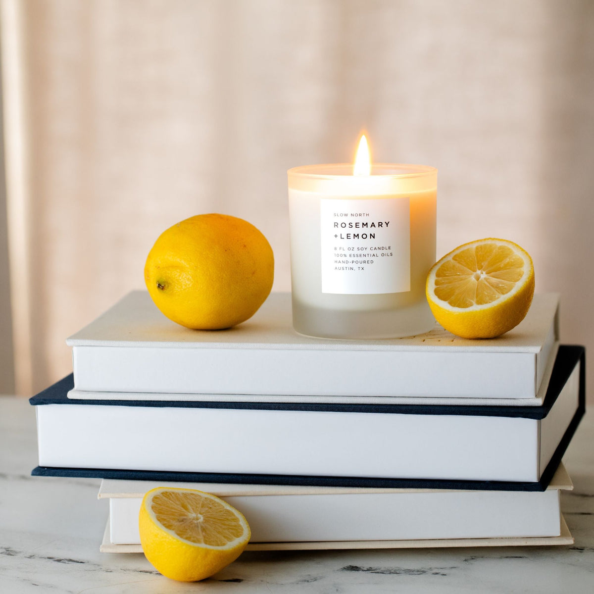 Rosemary + Lemon - Signature Candle by Slow North – view 4