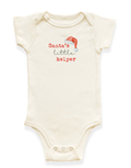 Santa's Little Helper Organic Baby Bodysuit by Tenth & Pine