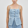 Sainte Button Front Top