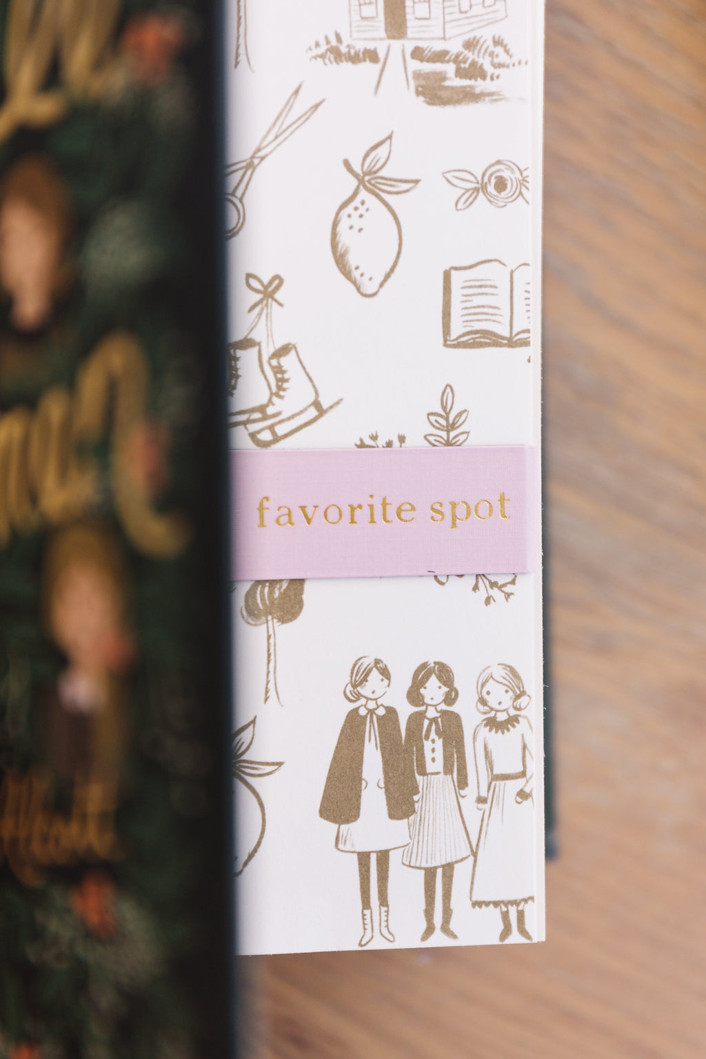 Recipes Gold Foil Embossed Magnetic Bookmark by Studio Portmanteau – view 4