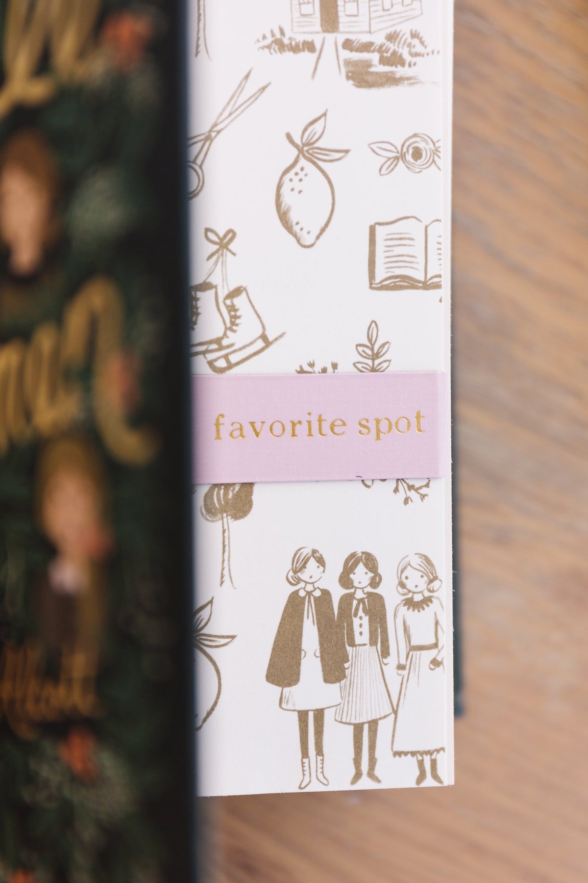 Recipes Gold Foil Embossed Magnetic Bookmark by Studio Portmanteau – view 4