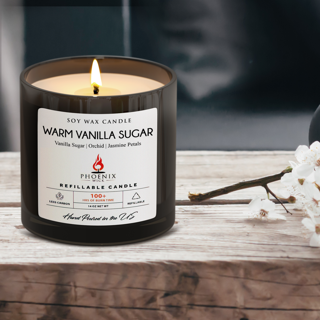 Warm Vanilla Sugar - Candle-Making Kit + Jar by Phoenix Wick – view 6
