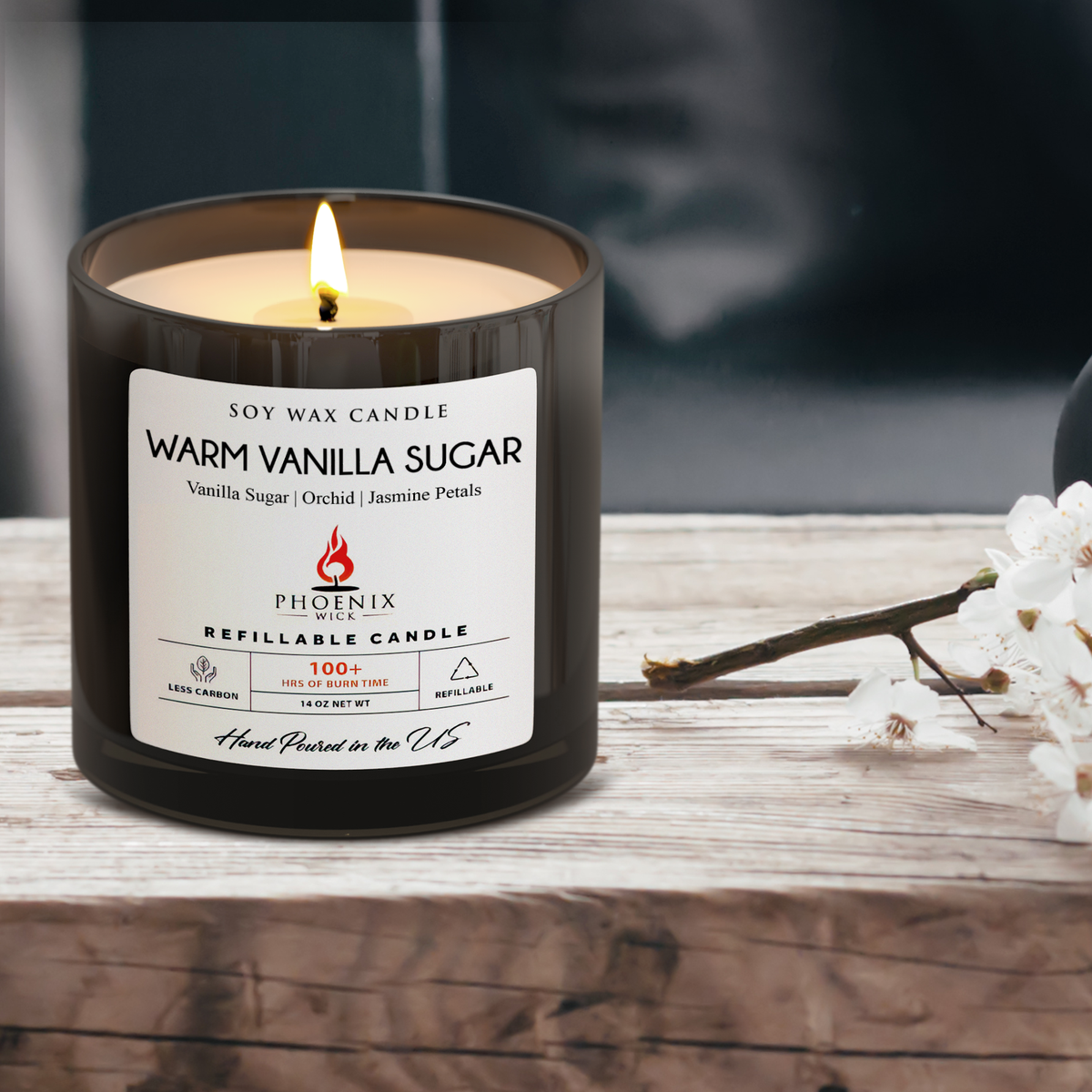 Warm Vanilla Sugar - Candle-Making Kit + Jar by Phoenix Wick – view 6