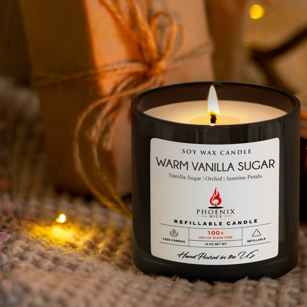 Warm Vanilla Sugar - Candle-Making Kit + Jar by Phoenix Wick – view 4