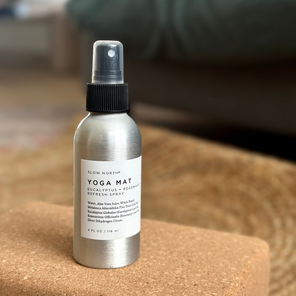 Yoga Mat Spray - Eucalyptus + Rosemary by Slow North – view 4
