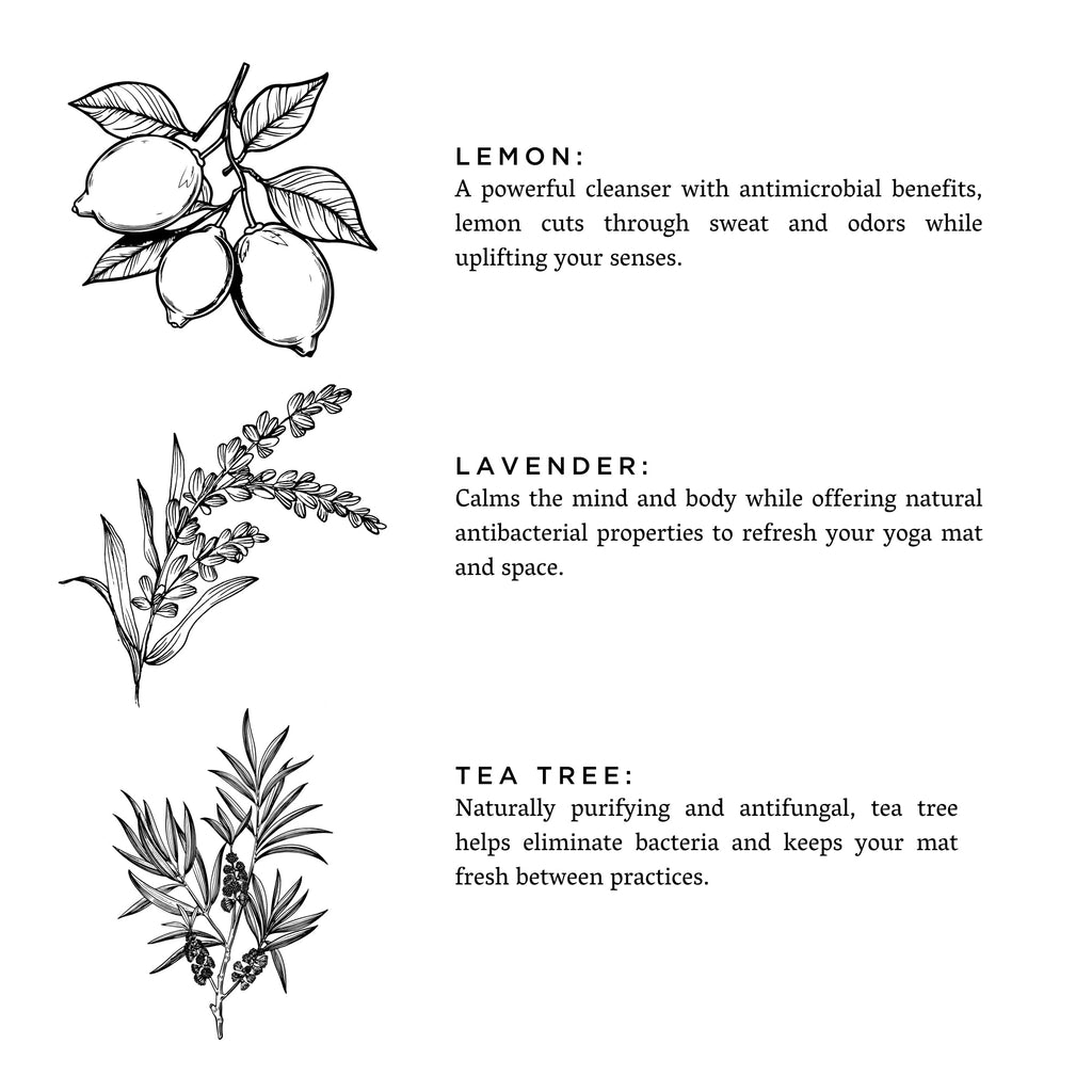 Yoga Mat Spray - Lavender + Lemon by Slow North – view 3