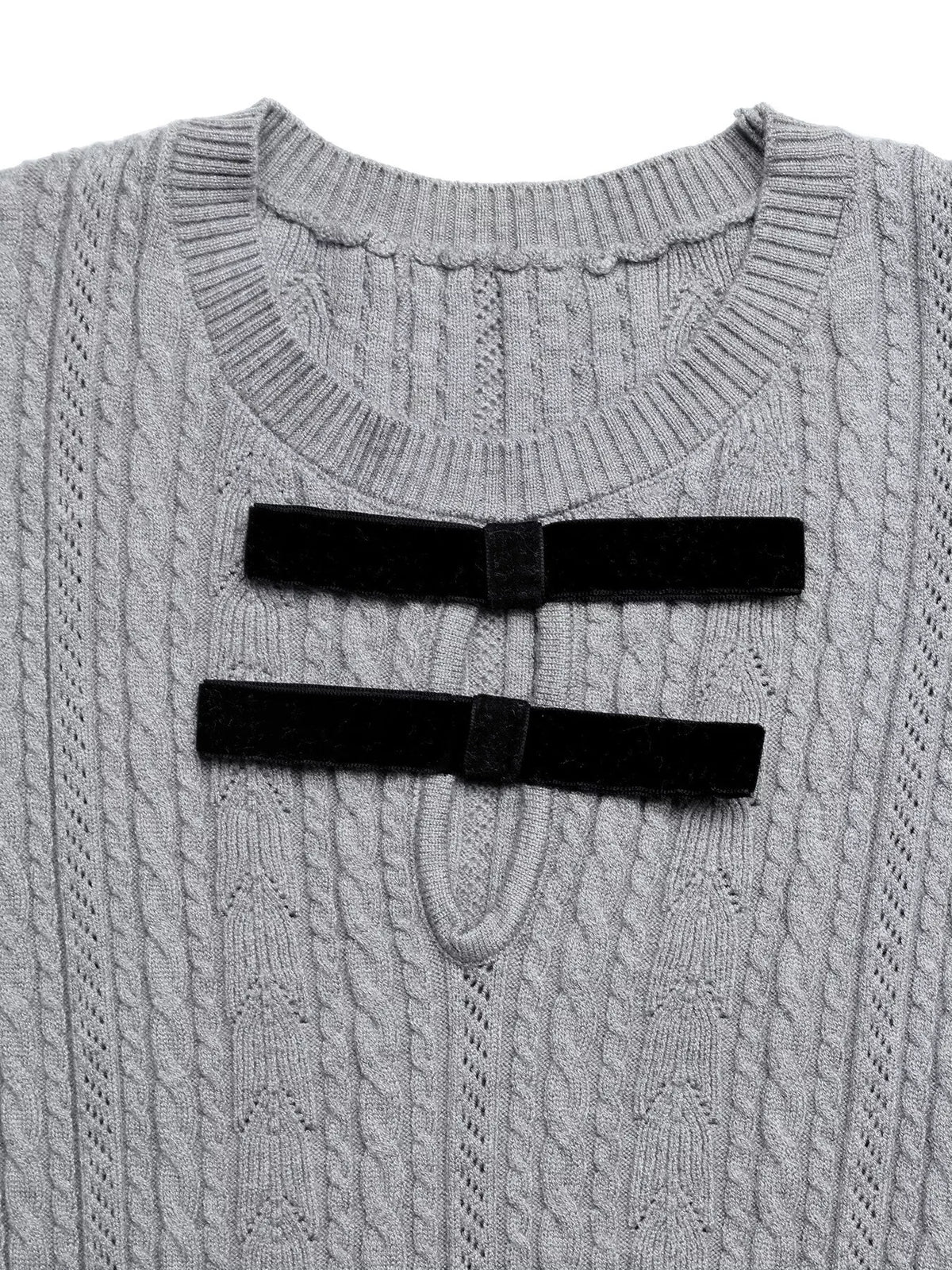 Cable Knit A-Line Sweater Dress by Perfee – view 6