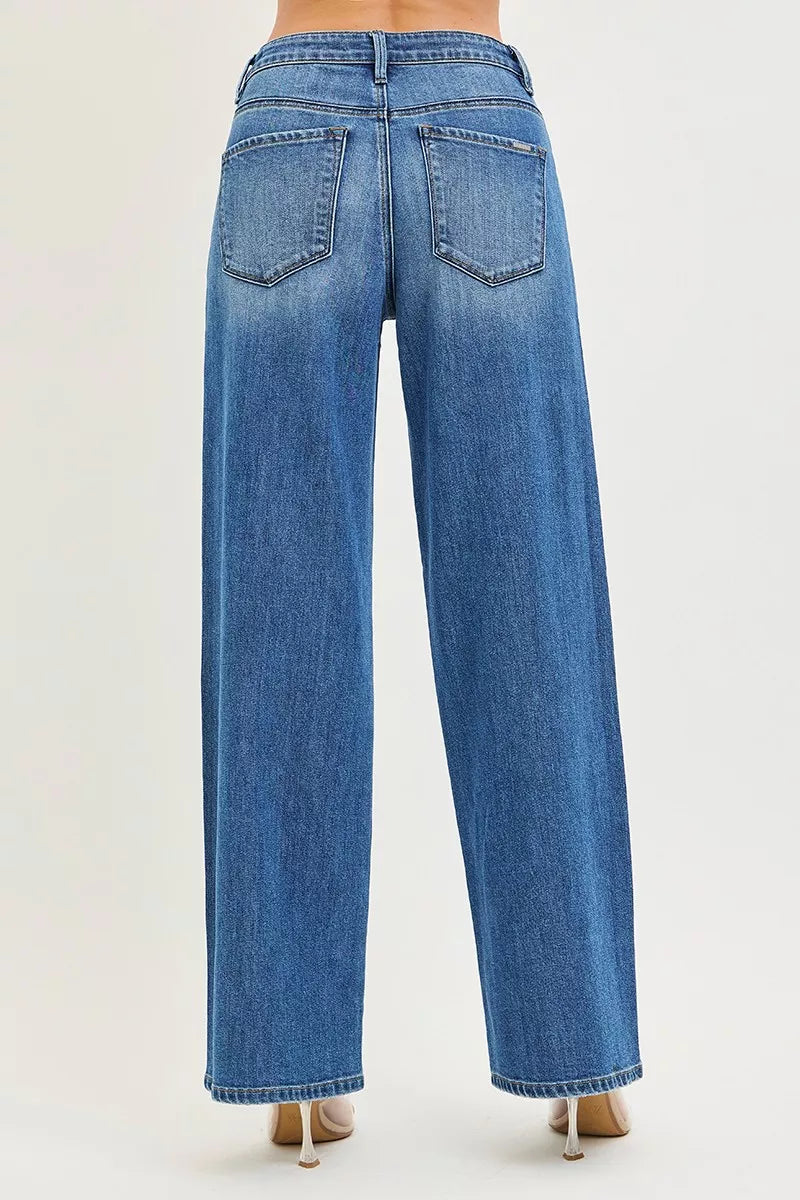 RISEN Slouchy Baggy Jeans with Pockets – view 5