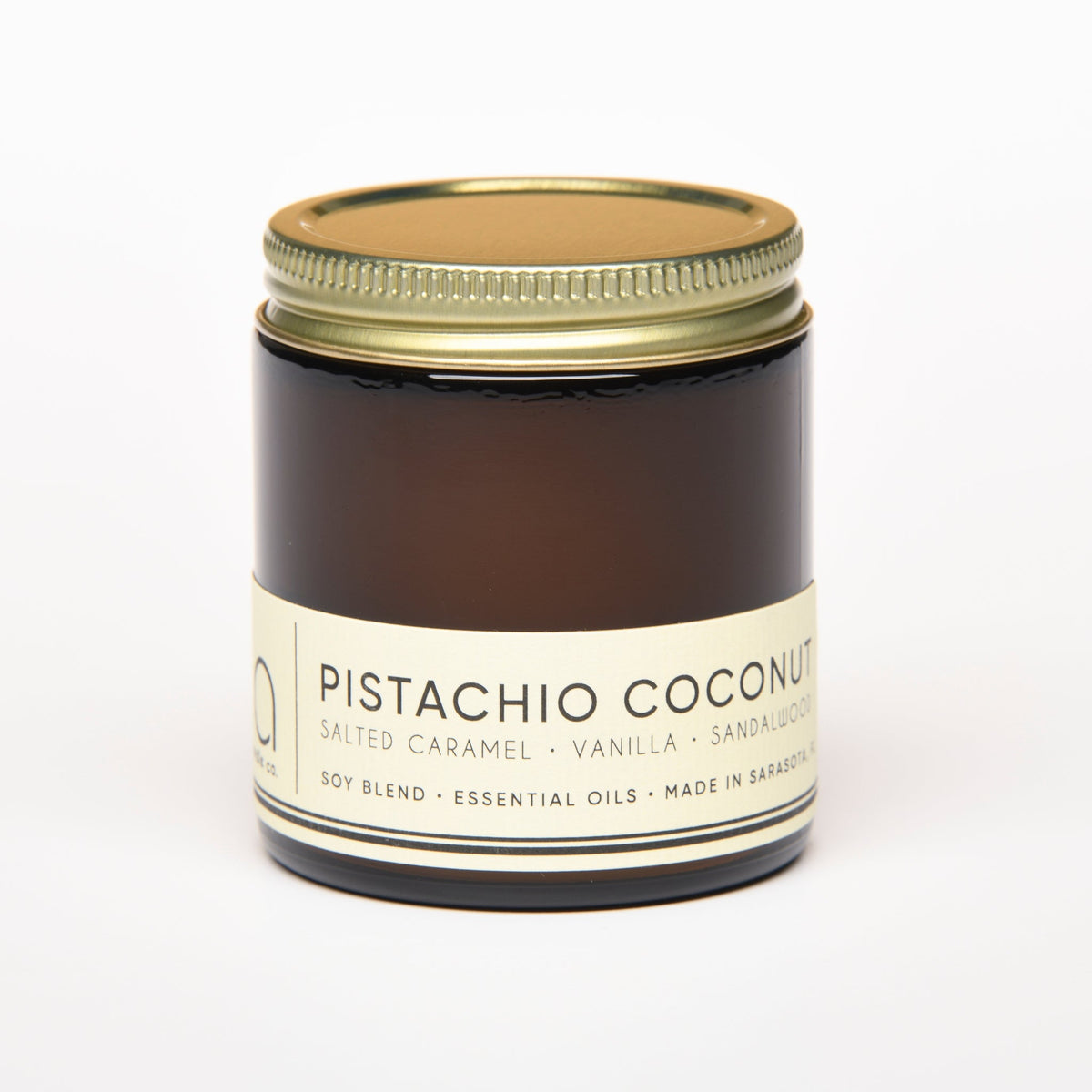 Pistachio Coconut Soy Blend Candle — Coconut, Pistachio & Vanilla by Bia Candle Co – view 14