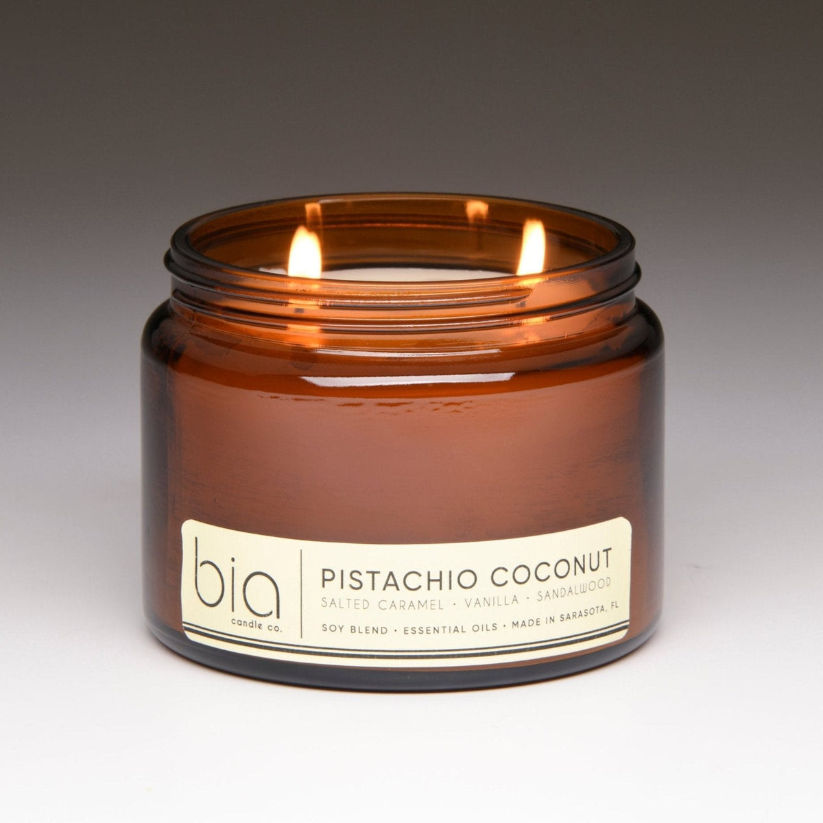 Pistachio Coconut Soy Blend Candle — Coconut, Pistachio & Vanilla by Bia Candle Co – view 9
