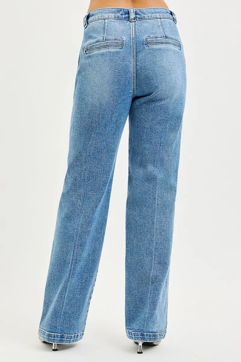 RISEN Slouchy Straight Jeans – view 5