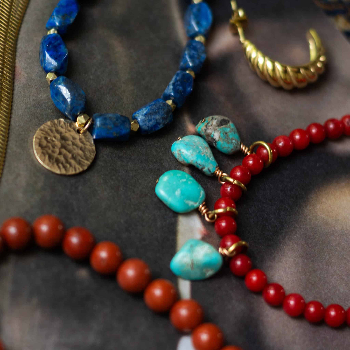 Canyon Beaded Necklace by Sela Designs – view 3