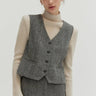 Bailey Brushed Herringbone Vest