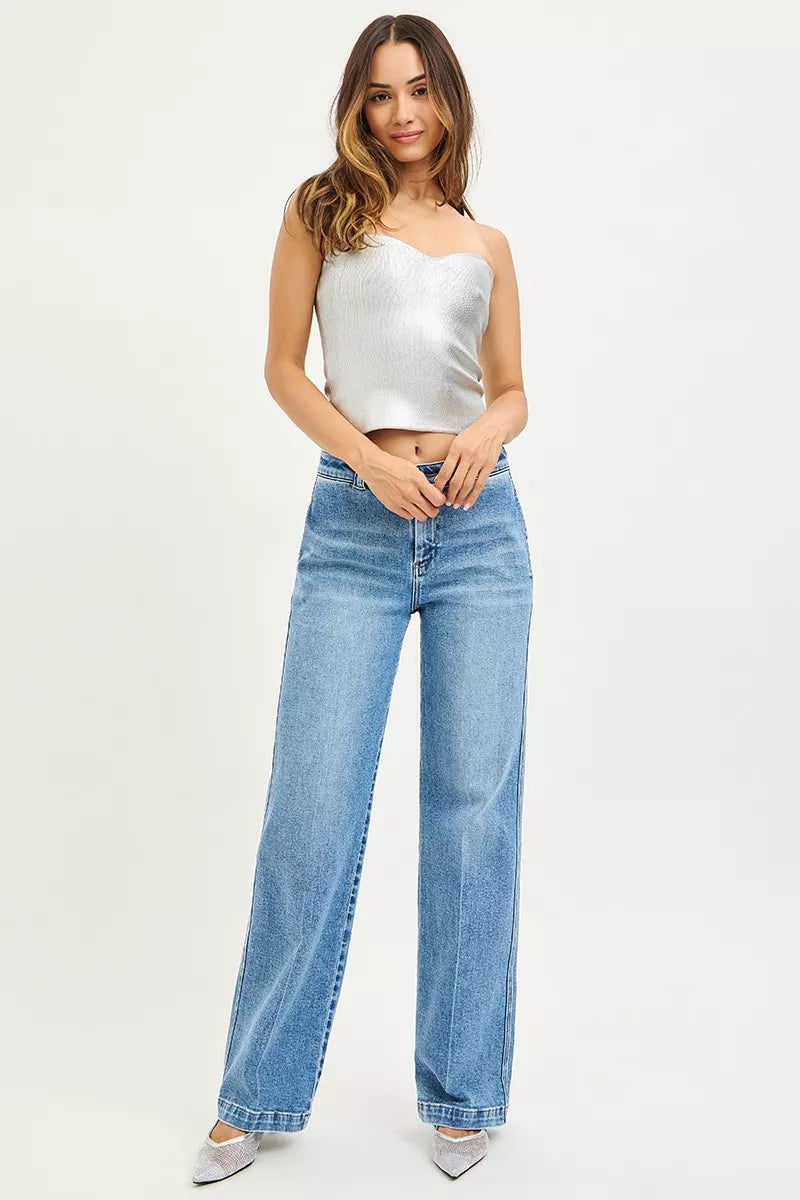 RISEN Slouchy Straight Jeans – view 6