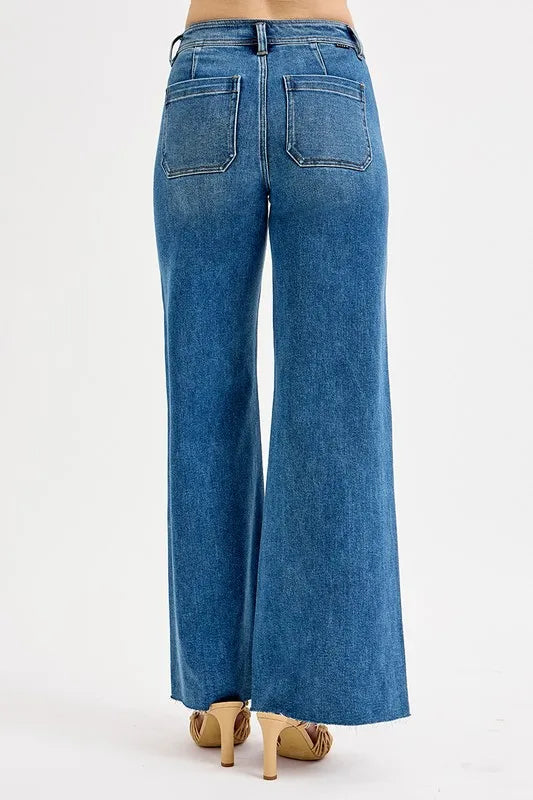 RISEN High-Waisted Wide Leg Jeans – view 5