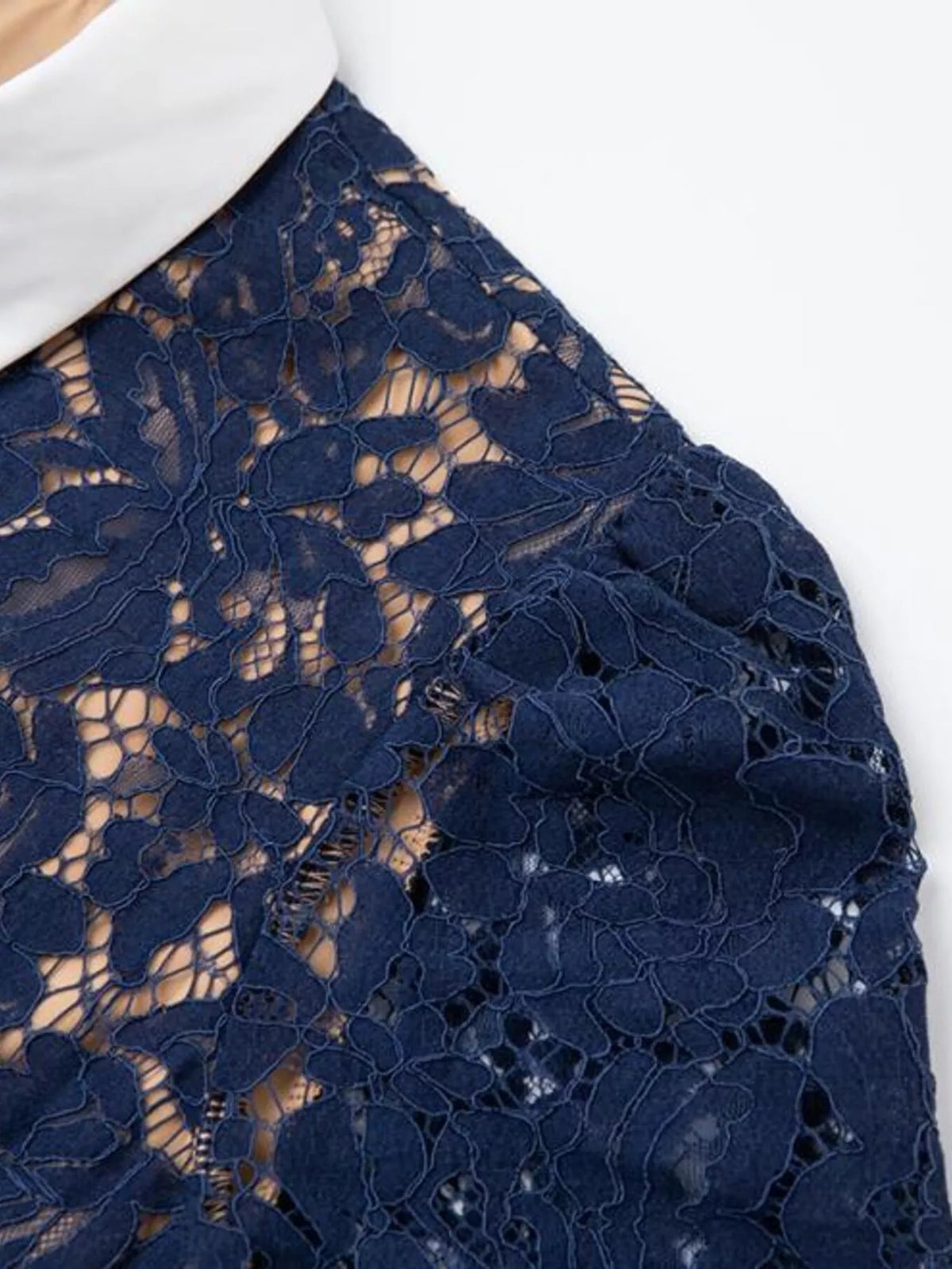 Lace Button-Down Midi Dress by Brocade – view 14