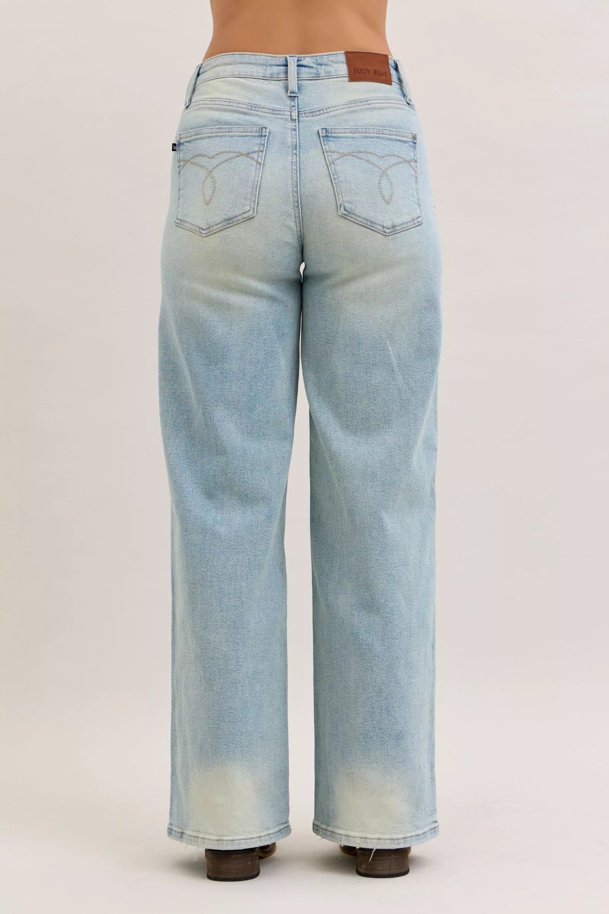Judy Blue High Waist Column Straight Jeans – view 4