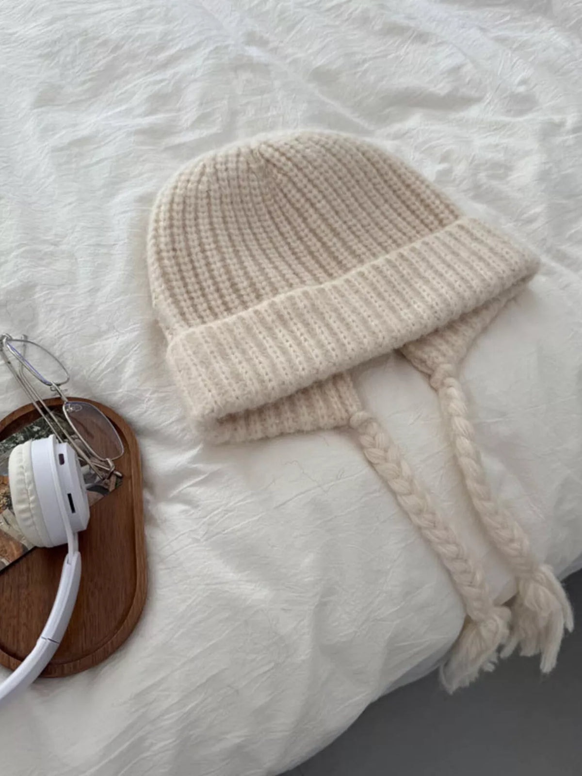 Cozy Knit Braided Beanie Hat – view 7