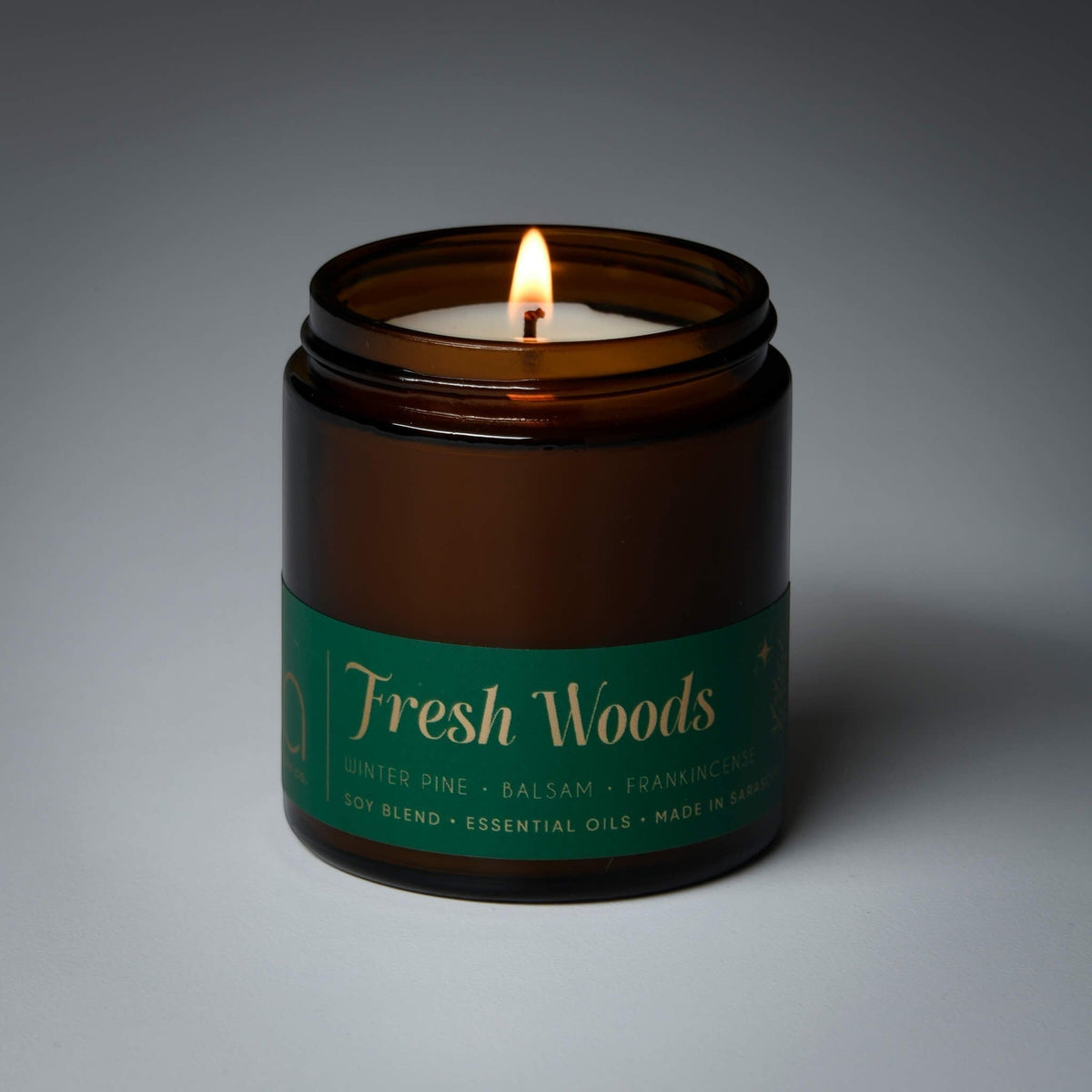 Fresh Woods Ltd Edition Soy Blend Candle — Christmas Tree, Pine & Balsam by Bia Candle Co – view 15