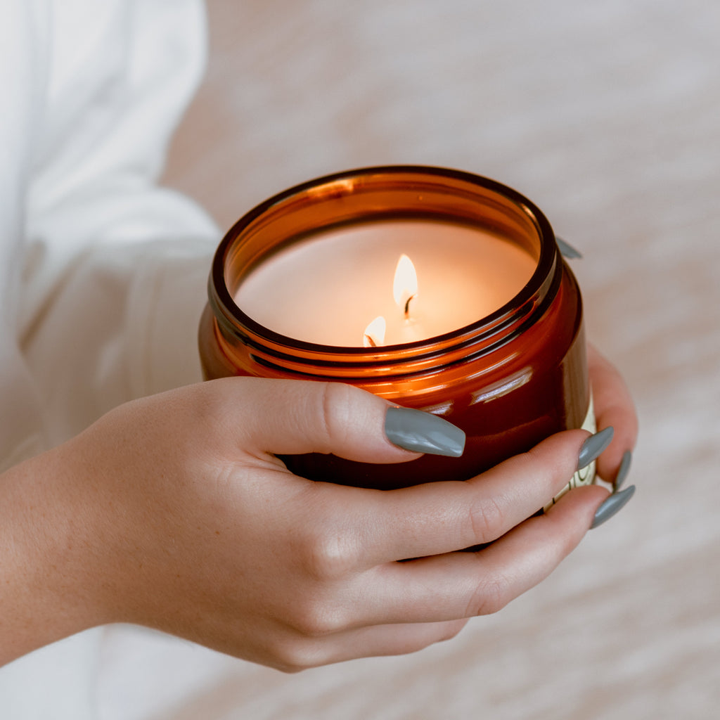 Wash Away My Sins Soy Blend Candle — Sea Salt, Water Lily & White Woods by Bia Candle Co – view 12
