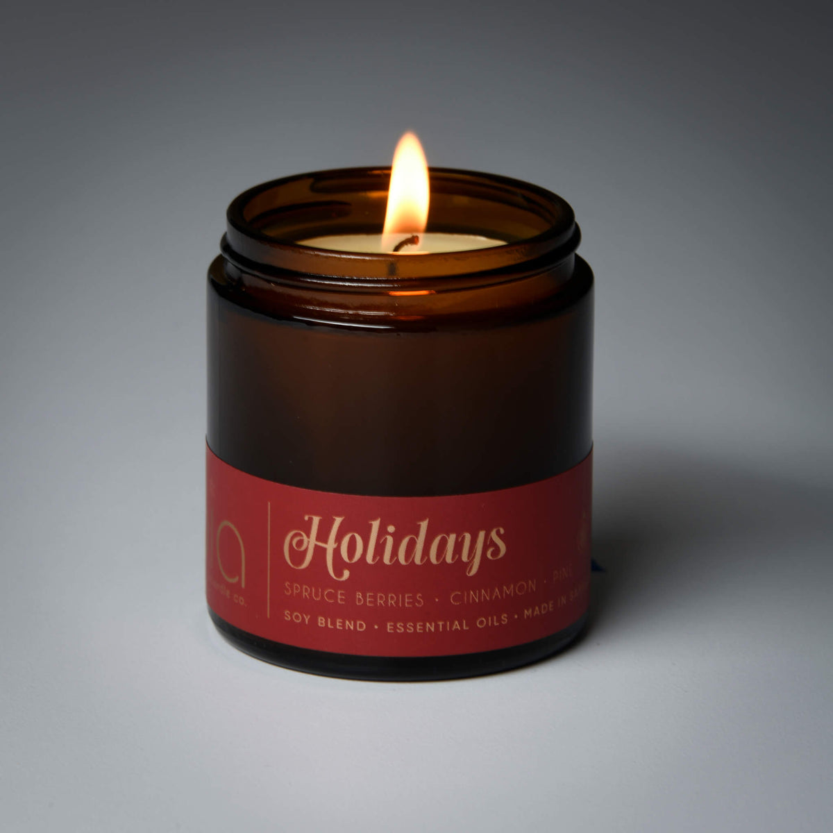 Holidays Soy Blend Candle — Cinnamon, Orange Peel, Pine & Vanilla by Bia Candle Co – view 15