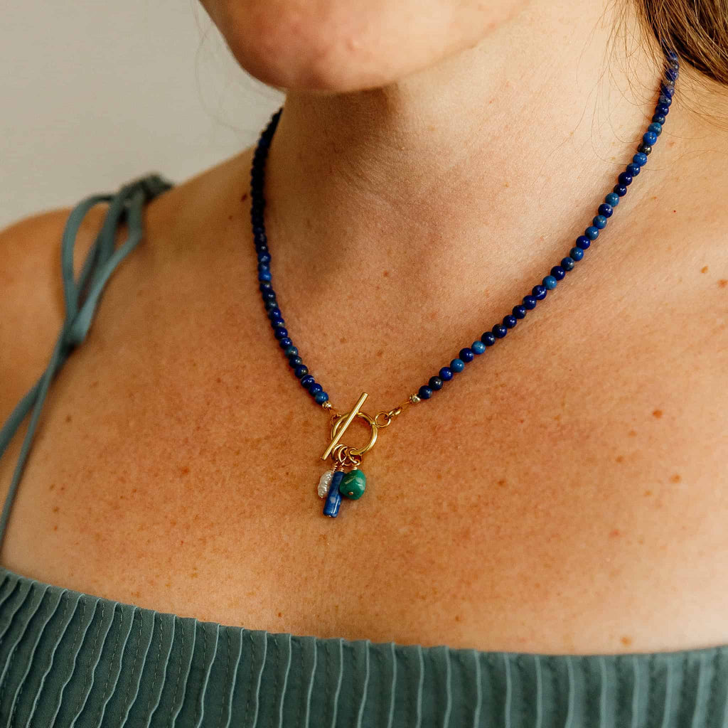 Midnight Bay Charm Necklace by Sela Designs – view 2