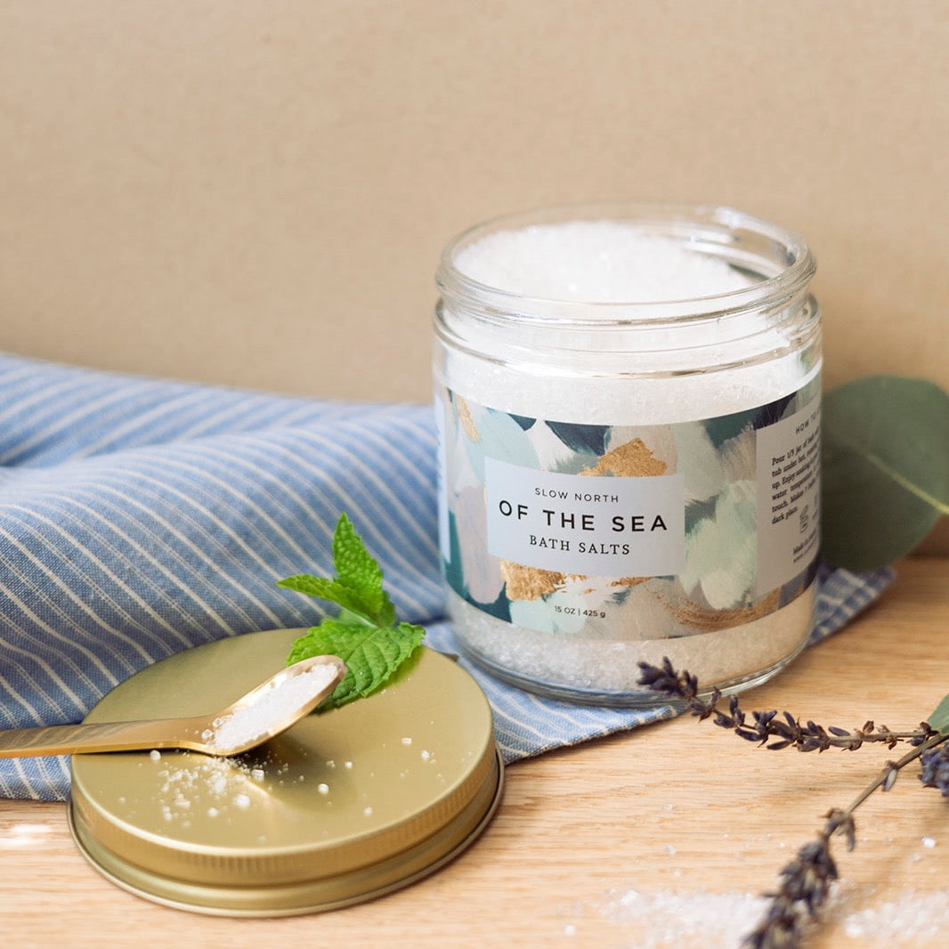 Of The Sea Bath Salts - 15 oz Jar by Slow North – view 4