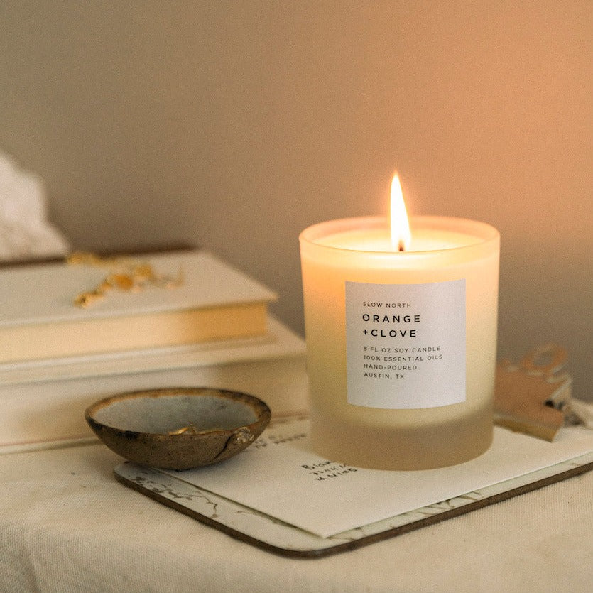 Orange + Clove - Signature Soy Candle by Slow North – view 5