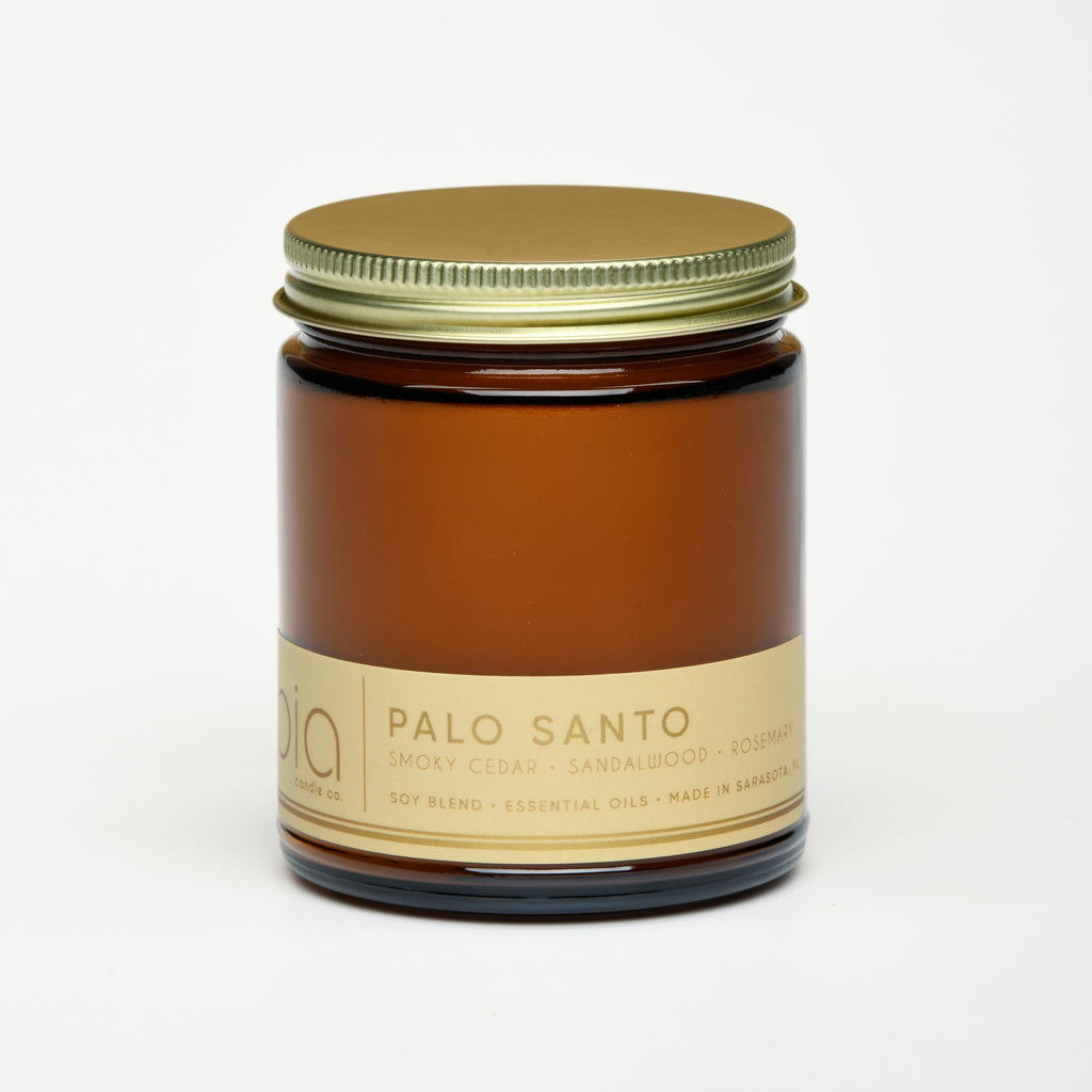 Palo Santo Soy Blend Candle — Cedarwood, Incense & Sandalwood by Bia Candle Co – view 6