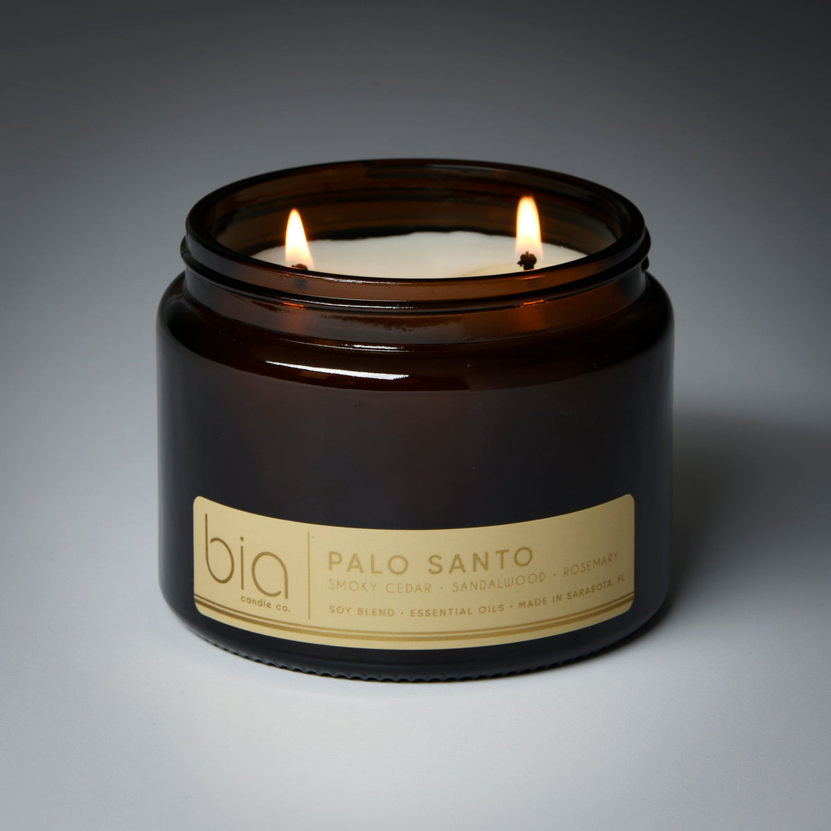 Palo Santo Soy Blend Candle — Cedarwood, Incense & Sandalwood by Bia Candle Co – view 9
