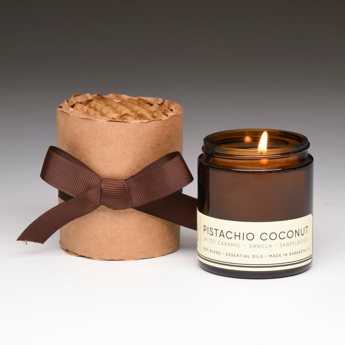 Pistachio Coconut Soy Blend Candle — Coconut, Pistachio & Vanilla by Bia Candle Co – view 15