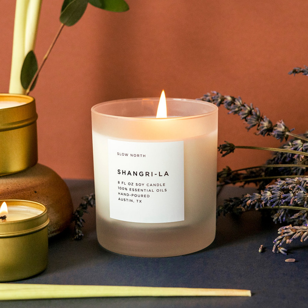 Shangri-La - Signature Candle (Eucalyptus + Lavender + Lemongrass) by Slow North – view 3