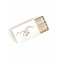 Snow Capped Mountains Gold Foil Matchbox | Hygge Gift | Cozy Candle Tool by Studio Portmanteau